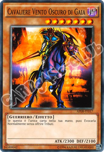 AP08-IT017 Cavaliere Vento Oscuro di Gaia comune (IT) -NEAR MINT-
