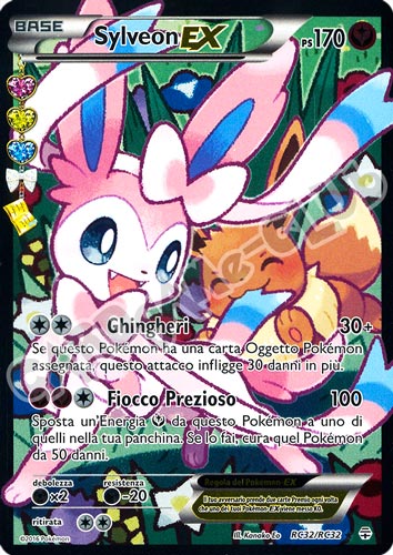 RC32/RC32 Sylveon EX rara ex foil (IT) -NEAR MINT-