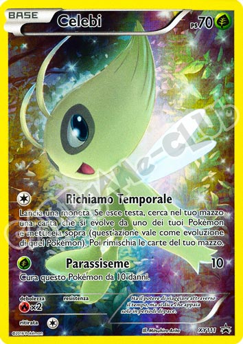 XY111 Celebi promo foil (IT) -NEAR MINT-