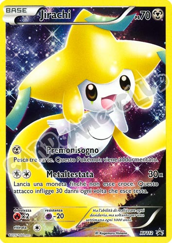 XY112 Jirachi promo foil (IT) -NEAR MINT-