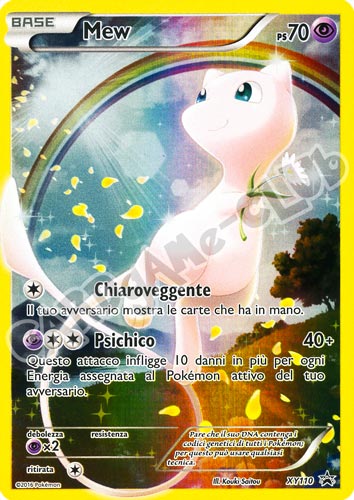 XY110 Mew promo foil (IT) -NEAR MINT-