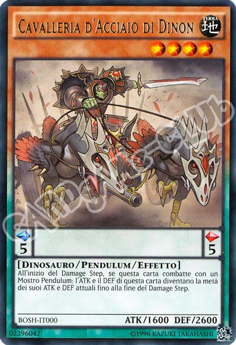 BOSH-IT000 Cavalleria d'Acciaio di Dinon rara unlimited (IT) -NEAR MINT-