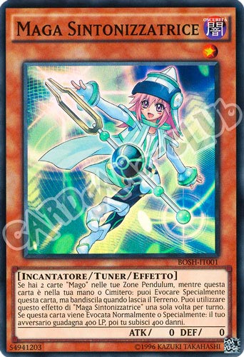 BOSH-IT001 Maga Sintonizzatrice super rara unlimited (IT) -NEAR MINT-