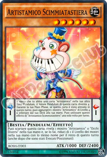 BOSH-IT003 Artistamico Scimmiatastiera comune unlimited (IT) -NEAR MINT-