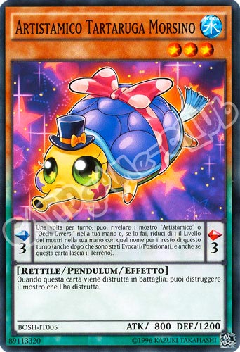 BOSH-IT005 Artistamico Tartaruga Morsino comune unlimited (IT) -NEAR MINT-