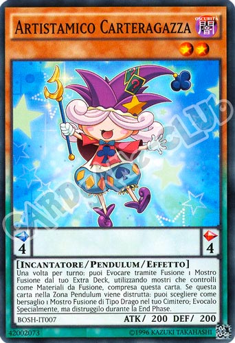 BOSH-IT007 Artistamico Carteragazza comune unlimited (IT) -NEAR MINT-