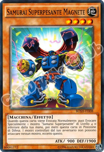 BOSH-IT008 Samurai Superpesante Magnete comune unlimited (IT) -NEAR MINT-