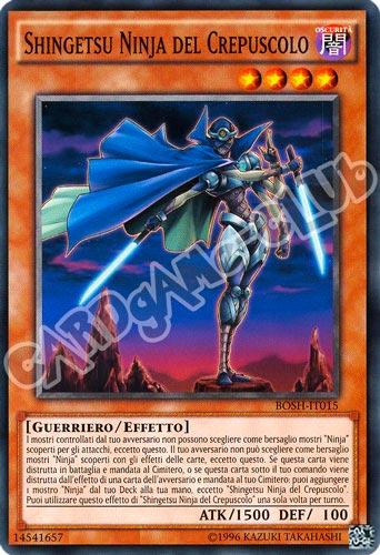 BOSH-IT015 Shingetsu Ninja del Crepuscolo comune unlimited (IT) -NEAR MINT-