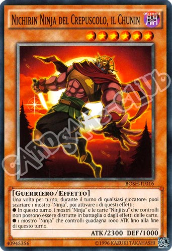 BOSH-IT016 Nichirin Ninja del Crepuscolo, il Chunin comune unlimited (IT) -NEAR MINT-