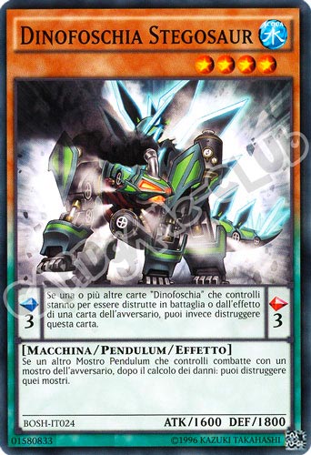 BOSH-IT024 Dinofoschia Stegosaur comune unlimited (IT) -NEAR MINT-