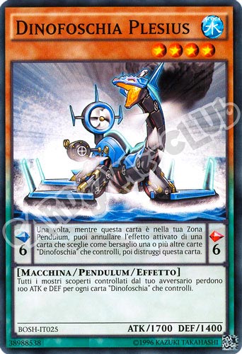 BOSH-IT025 Dinofoschia Plesius comune unlimited (IT) -NEAR MINT-