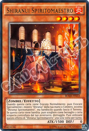 BOSH-IT033 Shiranui Spiritomaestro rara unlimited (IT) -NEAR MINT-