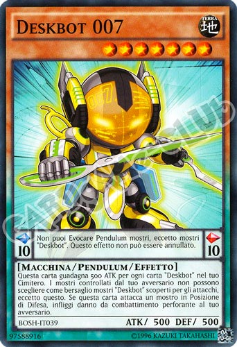 BOSH-IT039 Deskbot 007 comune unlimited (IT) -NEAR MINT-
