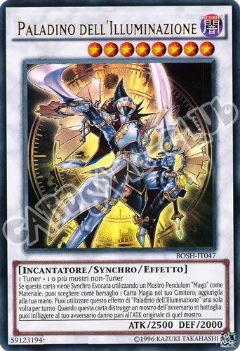 BOSH-IT047 Paladino dell'Illuminazione ultra rara unlimited (IT) -NEAR MINT-