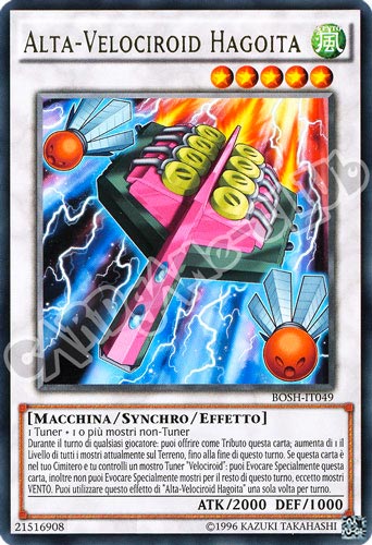 BOSH-IT049 Alta-Velociroid Hagoita rara unlimited (IT) -NEAR MINT-