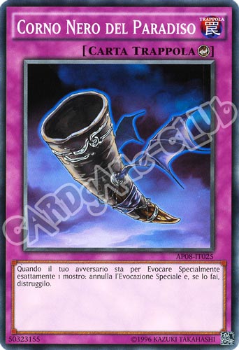 AP08-IT025 Corno Nero del Paradiso comune (IT) -NEAR MINT-