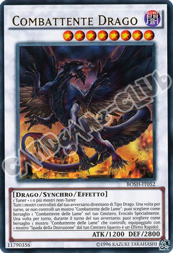 BOSH-IT052 Combattente Drago ultra rara unlimited (IT) -NEAR MINT-