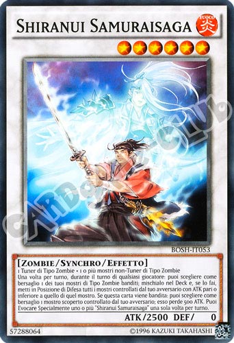 BOSH-IT053 Shiranui Samuraisaga comune unlimited (IT) -NEAR MINT-