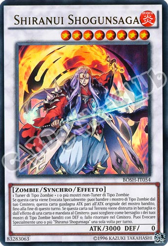 BOSH-IT054 Shiranui Shogunsaga ultra rara unlimited (IT) -NEAR MINT-