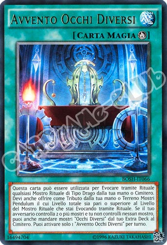 BOSH-IT066 Avvento Occhi Diversi rara unlimited (IT) -NEAR MINT-