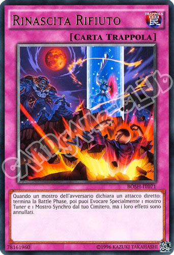 BOSH-IT071 Rinascita Rifiuto rara unlimited (IT) -NEAR MINT-