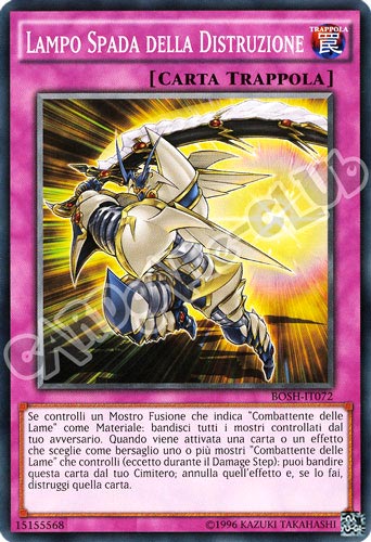 BOSH-IT072 Lampo Spada della Distruzione comune unlimited (IT) -NEAR MINT-