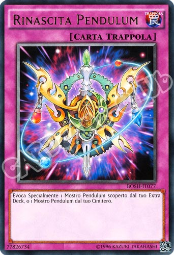 BOSH-IT077 Rinascita Pendulum rara unlimited (IT) -NEAR MINT-