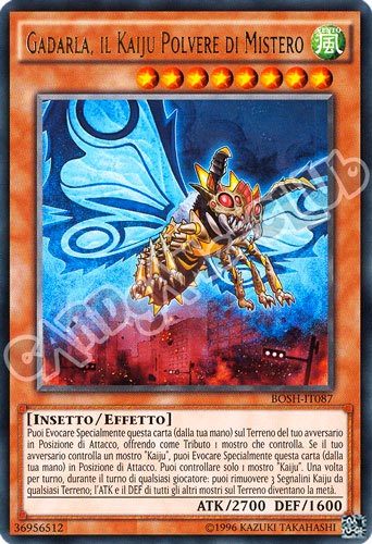 BOSH-IT087 Gadarla, il Kaiju Polvere di Mistero rara unlimited (IT) -NEAR MINT-