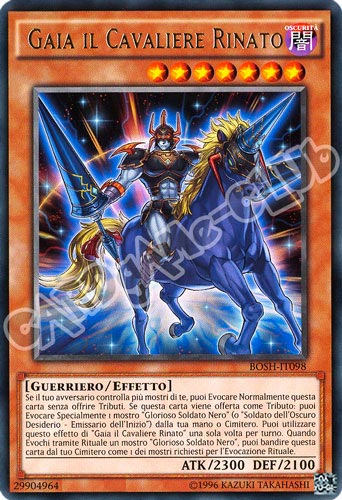 BOSH-IT098 Gaia il Cavaliere Rinato rara unlimited (IT) -NEAR MINT-