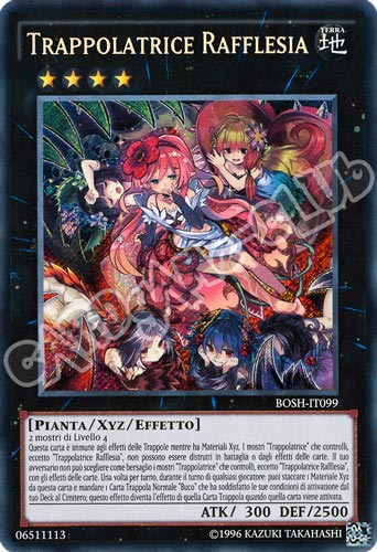 BOSH-IT099 Trappolatrice Rafflesia rara segreta unlimited (IT) -NEAR MINT-