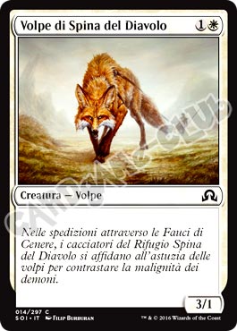 014 / 297 Volpe di Spina del Diavolo comune normale (IT) -NEAR MINT-