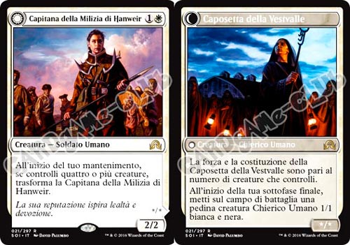 021 / 297 Capitana della Milizia di Hanweir/Caposetta della Vestvalle rara normale (IT) -NEAR MINT-