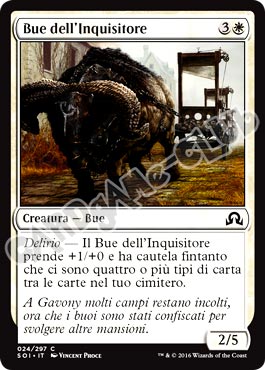 024 / 297 Bue dell'Inquisitore comune normale (IT) -NEAR MINT-