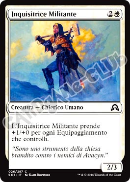 026 / 297 Inquisitrice Militante comune normale (IT) -NEAR MINT-