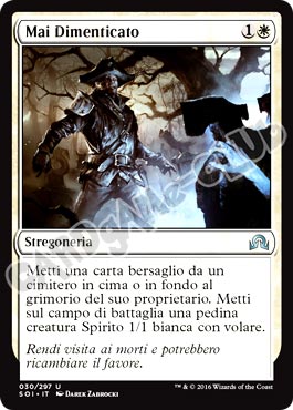 030 / 297 Mai Dimenticato non comune normale (IT) -NEAR MINT-