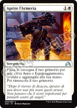 032 / 297 Aprire l'Armeria non comune normale (IT) -NEAR MINT-