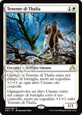 043 / 297 Tenente di Thaila rara normale (IT) -NEAR MINT-