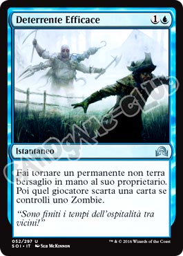 052 / 297 Deterrente Efficace non comune normale (IT) -NEAR MINT-