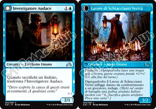 054 / 297 Investigatore Audace/Latore di Schiaccianti Verita' non comune normale (IT) -NEAR MINT-