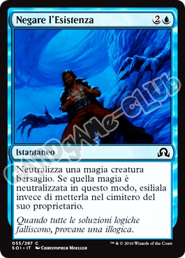055 / 297 Negare l'Esistenza comune normale (IT) -NEAR MINT-