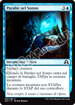 087 / 297 Paralisi nel Sonno comune normale (IT) -NEAR MINT-