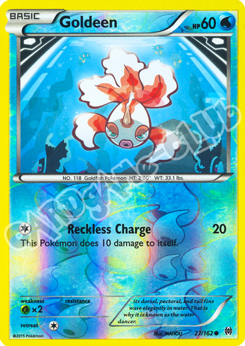 027 / 162 Goldeen comune foil reverse (EN) -NEAR MINT-