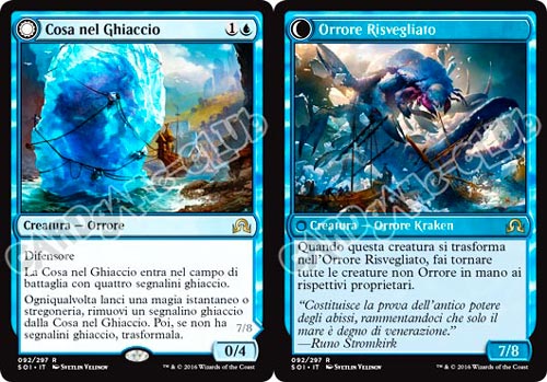 092 / 297 Cosa nel Ghiaccio/Orrore Risvegliato rara normale (IT) -NEAR MINT-