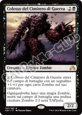 107 / 297 Colosso del Cimitero di Guerra rara normale (IT) -NEAR MINT-