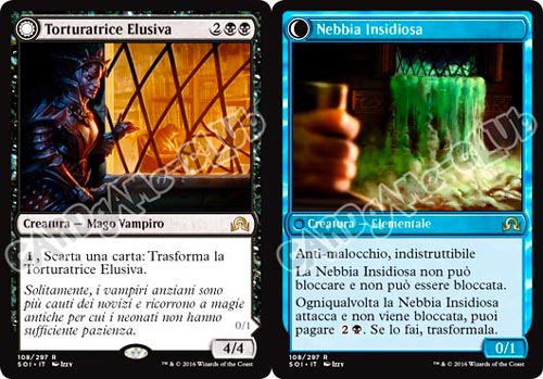 108 / 297 Torturatrice Elusiva/Nebbia Insidiosa rara normale (IT) -NEAR MINT-