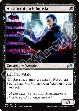 118 / 297 Aristocratico Edonista non comune normale (IT) -NEAR MINT-