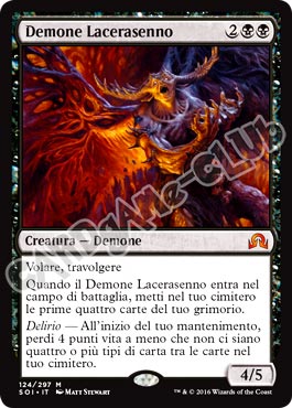 124 / 297 Demone Lacerasenno rara mitica normale (IT) -NEAR MINT-
