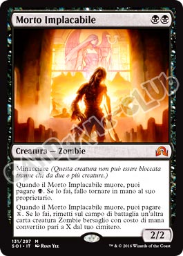 131 / 297 Morto Implacabile rara mitica normale (IT) -NEAR MINT-