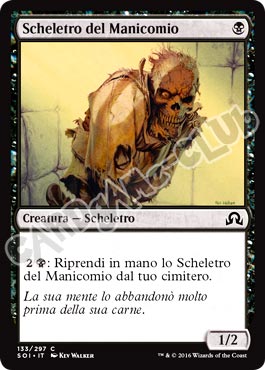 133 / 297 Scheletro del Manicomio comune normale (IT) -NEAR MINT-