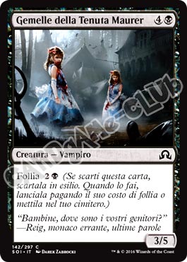 142 / 297 Gemelle della Tenuta Maurer comune normale (IT) -NEAR MINT-